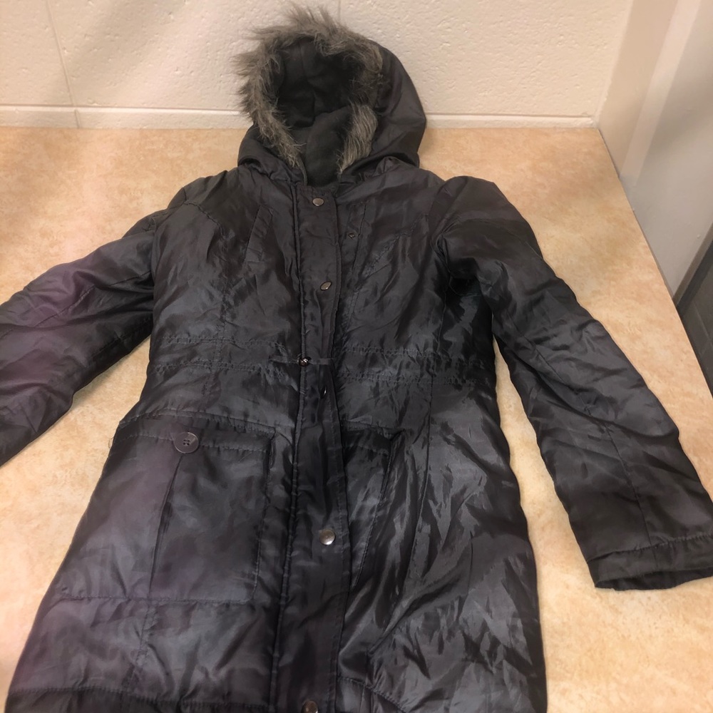 Grey long coat